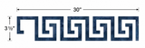 Dimensions for the Greek Key Border