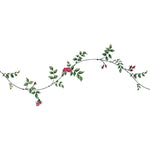 Climbing Rose Vine Border Wall Stencil by The Mad Stencilist