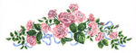 Rose Spray Wall Stencil by The Mad Stencilist
