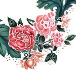 Bough of Roses Wall Stencil by The Mad Stencilist