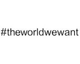 Hashtag The World We Want Wall Stencil