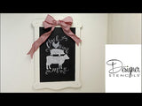 Cluck Moo Oink Craft Stencil