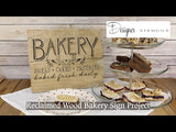 Bakery Sign Craft Stencil