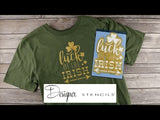 Luck of the Irish Craft Stencil