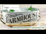 Farmhouse Sign Craft Stencil