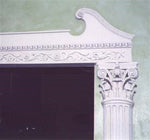 Colonial Pediment Wall Stencil by Jeff Raum