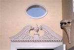 Colonial Pediment Wall Stencil by Jeff Raum