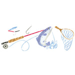 Fishing Wall Stencil