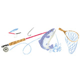 Fishing Wall Stencil