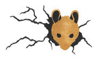 Mouse in Hole Wall Stencil