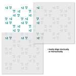 Leaf Lattice Wallpaper Wall Stencil - Repeat