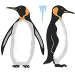 Penguin Wall Stencil Border