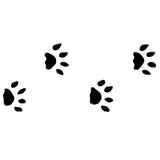 Cat Paw Prints Wall Stencil