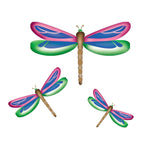 Dragonflies Wall Stencil