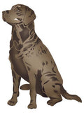 Labrador Retriever Dog Wall Stencil