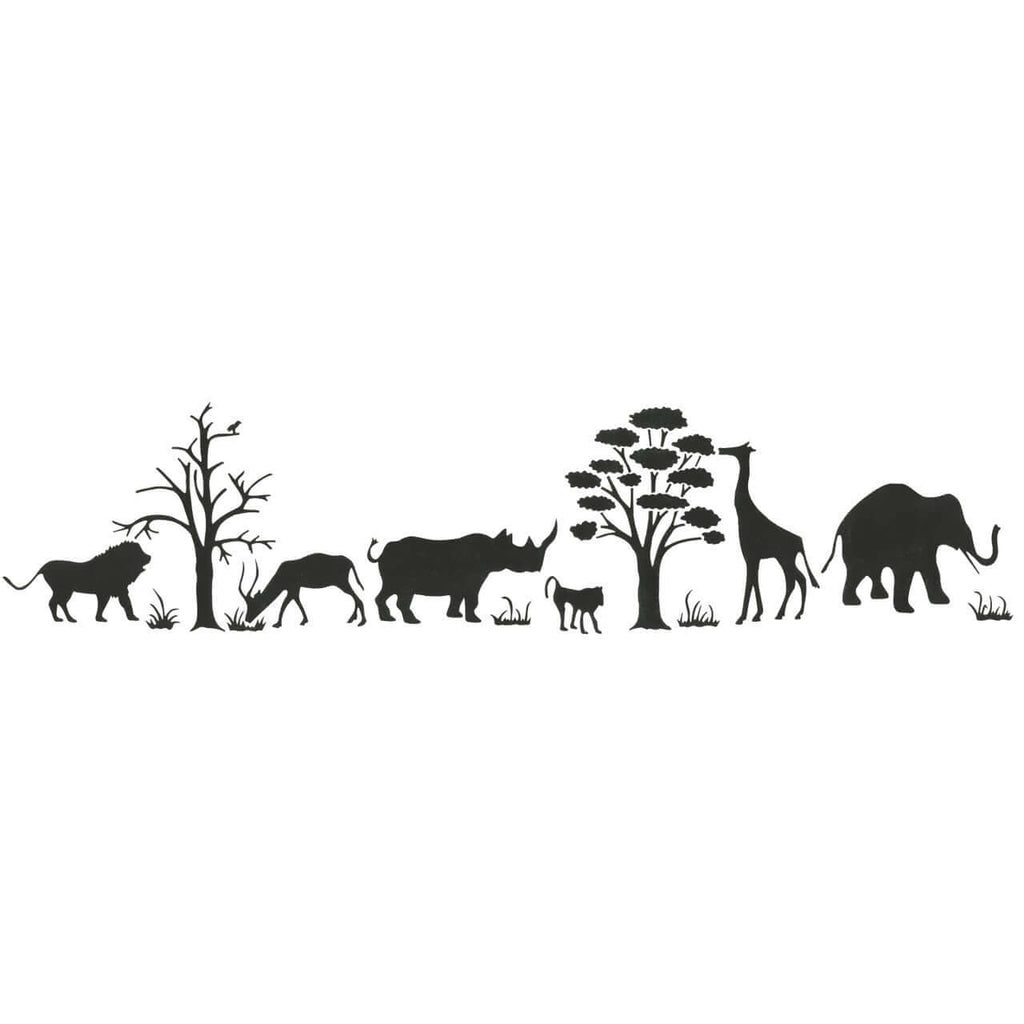 Safari Animal Silhouette Stencil for Walls safari-animal-silhouette-stencil-for-walls