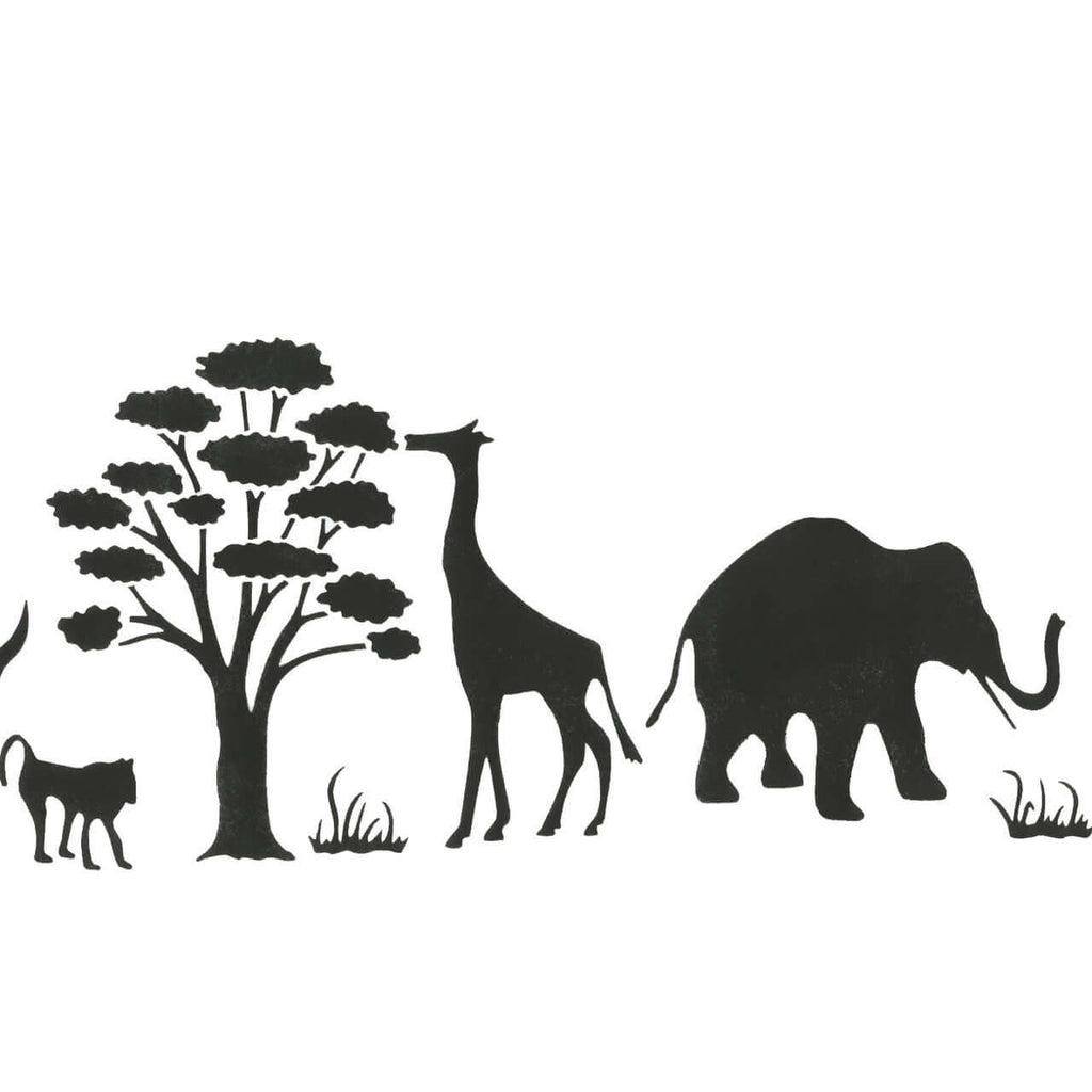 Safari Animal Silhouette Stencil for Walls safari-animal-silhouette-stencil-for-walls