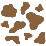Cow Spots or Camouflage Wallpaper Wall Stencil