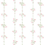 Floral Stripe Wall Stencil