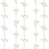 Floral Stripe Wall Stencil