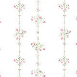 Floral Stripe Wall Stencil