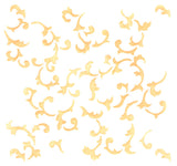 Scroll Wallpaper Wall Stencil