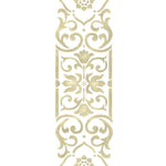 Vertical Scroll Wall Stencil
