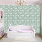 Floral Rose Wallpaper Wall Stencil