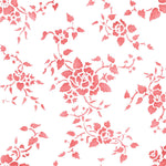 Floral Rose Wallpaper Wall Stencil