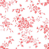 Floral Rose Wallpaper Wall Stencil