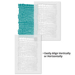 Large Crocodile Skin Wall Stencil - Repeat