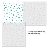Dog Paw Pattern Wallpaper Wall Stencil - Repeat