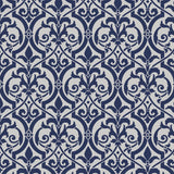 Fleur de Lis Scroll Wall Stencil