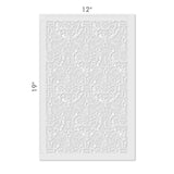 Persian Textile Wall Stencil - Dimensions