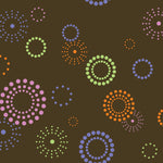 Spiral Pop Circle Wall Stencil