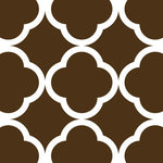 Large Quatrefoil Wall Stencil