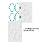 Moroccan Tile Wall Stencil - Repeat