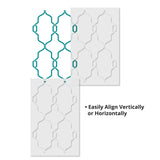 Moroccan Tile Wall Stencil - Repeat