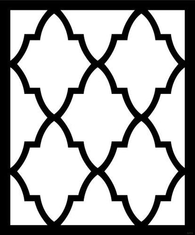 Moroccan Allover Wall Stencil