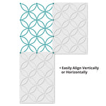 Contemporary Circles Wall Stencil - Repeat