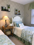 Contemporary Circles Wall Stencil - Room Setting