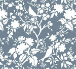 Contemporary Birds in Trees Allover Wall Stencil