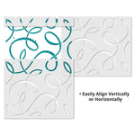 Leafy Swirls Allover Wall Stencil - Repeat