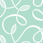 Leafy Swirls Allover Wall Stencil