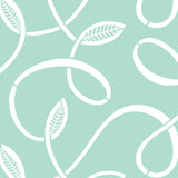 Leafy Swirls Allover Wall Stencil