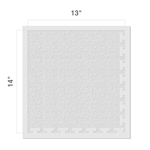 One Color Greek Key Allover Wall Stencil - Dimensions