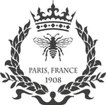 Paris Bee Wreath Wall Stencil