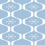 Atomic Star Allover Wall Stencil