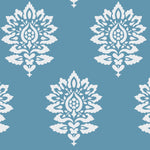 Batik Damask Allover Pattern Wall Stencil