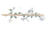 Star Clematis Wall Stencil by DeeSigns